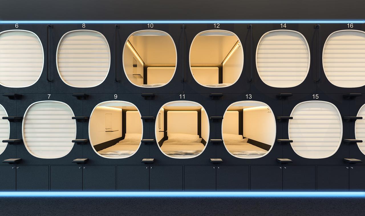 Qube Capsule Hotels มอสโก ภายนอก รูปภาพ